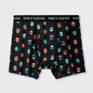 Pair‎ of Thieves Mens Black Super Fit Boxer Briefs Size Large